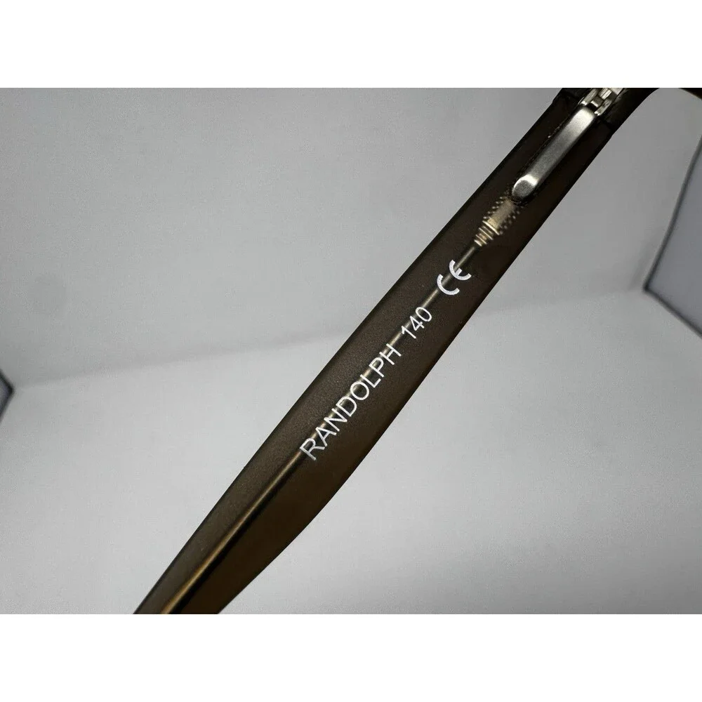 Randolph Reaper Brown Eyeglass Frames 57-15-140 Japan Authentic